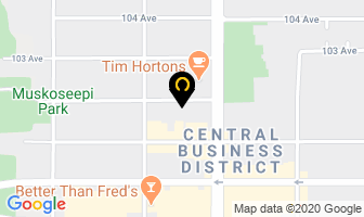 Bear Creek Dental in Grande Prairie map