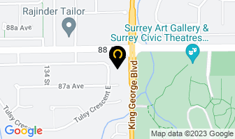Bear Creek Optical in Surrey map