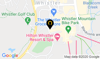 Bear Foot Bistro in Whistler map