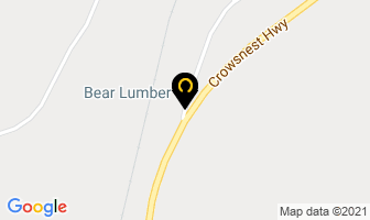 Bear Lumber Ltd in Cranbrook map