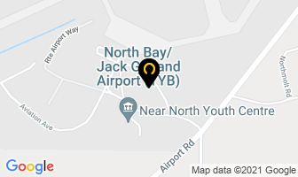 Bearskin Airlines in North Bay map