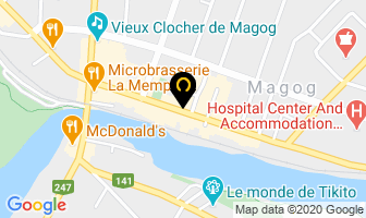 Beau Et Fou in Magog map