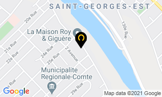 Beauce Vert Tout Vert in Saint-Georges map