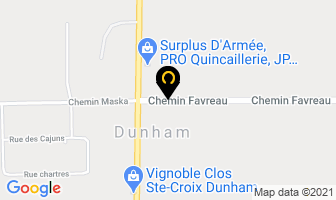 Beauchemin International in Dunham map