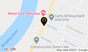 Beauchemin Mario Designer in Sorel-Tracy map