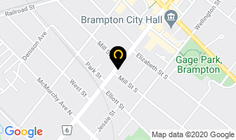 Beautiful Creations Hair Studio in Brampton map