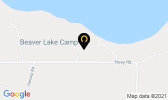 Beaver Lake Camp in Dryden map