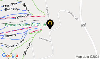 Beaver Valley Ski Club in Markdale map