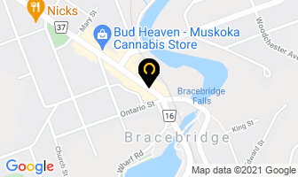 Becker Shoes Ltd in Bracebridge map