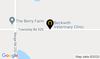 Beckwith Veterinary Clinic in Sherwood Park map