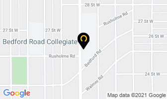 Bedford Road Collegiate in Saskatoon map