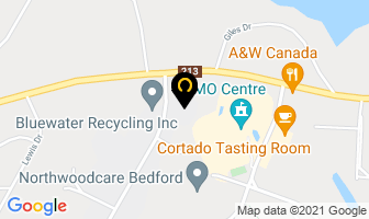 Bedford Soccer Association in Halifax map