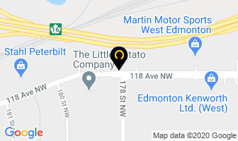 Bee Cool Glass Coatings & Blinds in Edmonton map