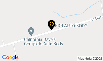 Beeton Auto Body in New Tecumseth map