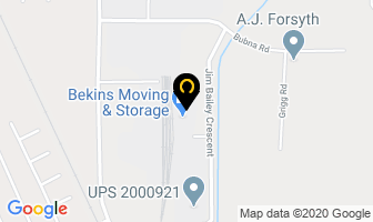 Bekins Moving & Storage in London map