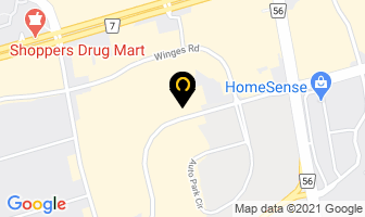 Belca Travel Inc in Vaughan map