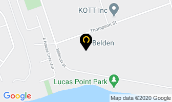 Belden in Cobourg map