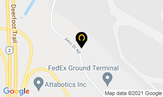 Bell Helicopter in Calgary map