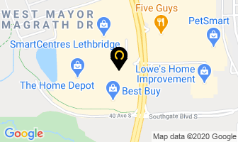 Bell Lethbridge Smartcentres in Lethbridge map