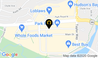 Bell Park Royal Shopping Centre in West Vancouver map