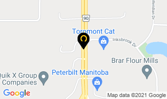 Bell Rental Systems in Winnipeg map