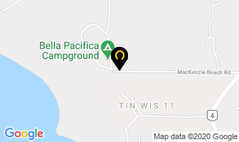 Bella Pacifica Resort & Campground in Tofino map