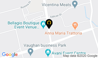 Bellagio Boutique Event Venue in Vaughan map