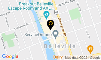 Belle Vegas Boardroom in Belleville map