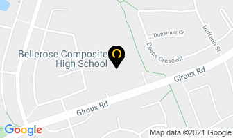 Bellerose Composite High School in St. Albert map