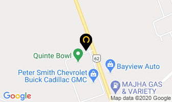 Belleville Auto Parts Centres in Belleville map