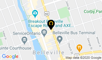 Belleville Club Ltd in Magog map