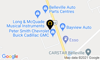 Belleville Hyundai in Magog map
