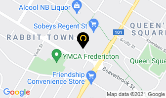 Belliveau Joyce Dr in Fredericton map