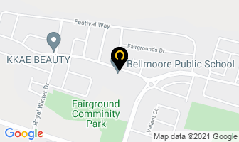 Bellmoore Public School in Hamilton map