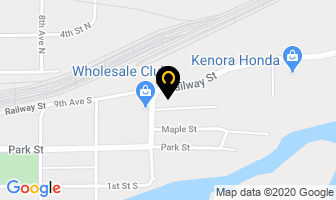 Bell's Corner Car Wash in Kenora map