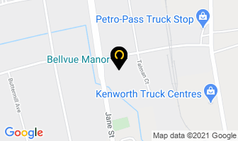 Bellvue Manor in Vaughan map