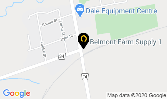 Belmont Farm Supply in Belmont map