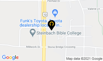 Ben R Auto Sales in Steinbach map