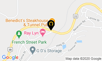 Benedicts Steakhouse in Trail map
