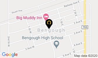 Bengough Credit Union in Bengough map