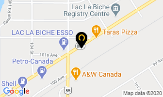Beniuk's Water Hauling Ltd in Lac la Biche map