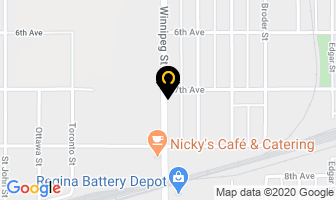 Bennett's Auto Repair in Regina map