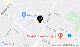 Bentall Real Estate in Kitchener map