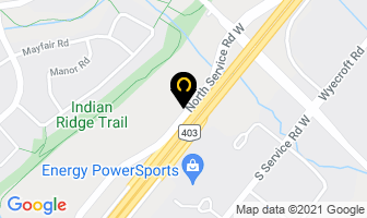 Bentall Real Estate Services Lp in Oakville map