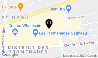 Bentley Leathers Inc in Gatineau map
