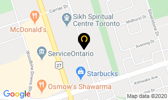 Benza Sports in Toronto map