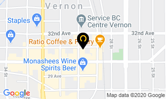 Berdan Anthony R Dr in Vernon map