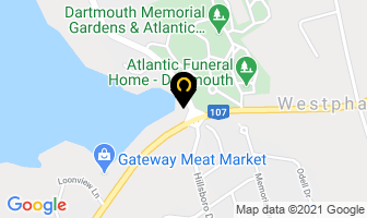 Bergman Concrete Products Ltd in Dartmouth map