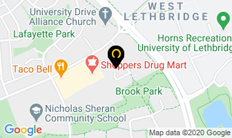 Berkeley Square Apartments in Lethbridge map