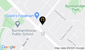 Berkley Property Management in Mississauga map